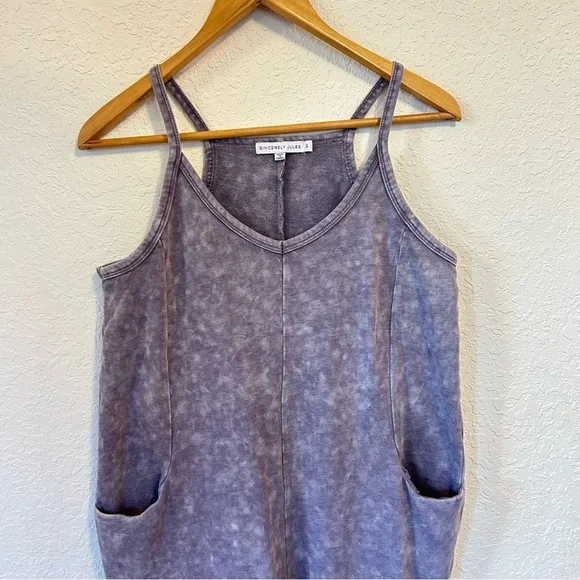 Sincerely Jules Purple Romper size small - Picture 5 of 7